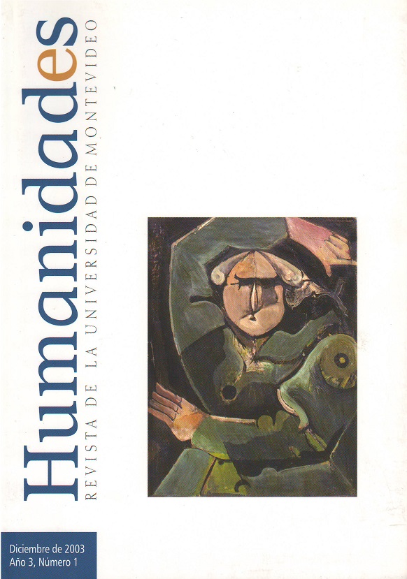 					Ver Núm. Año 3 (2003): Tres autores uruguayos
				